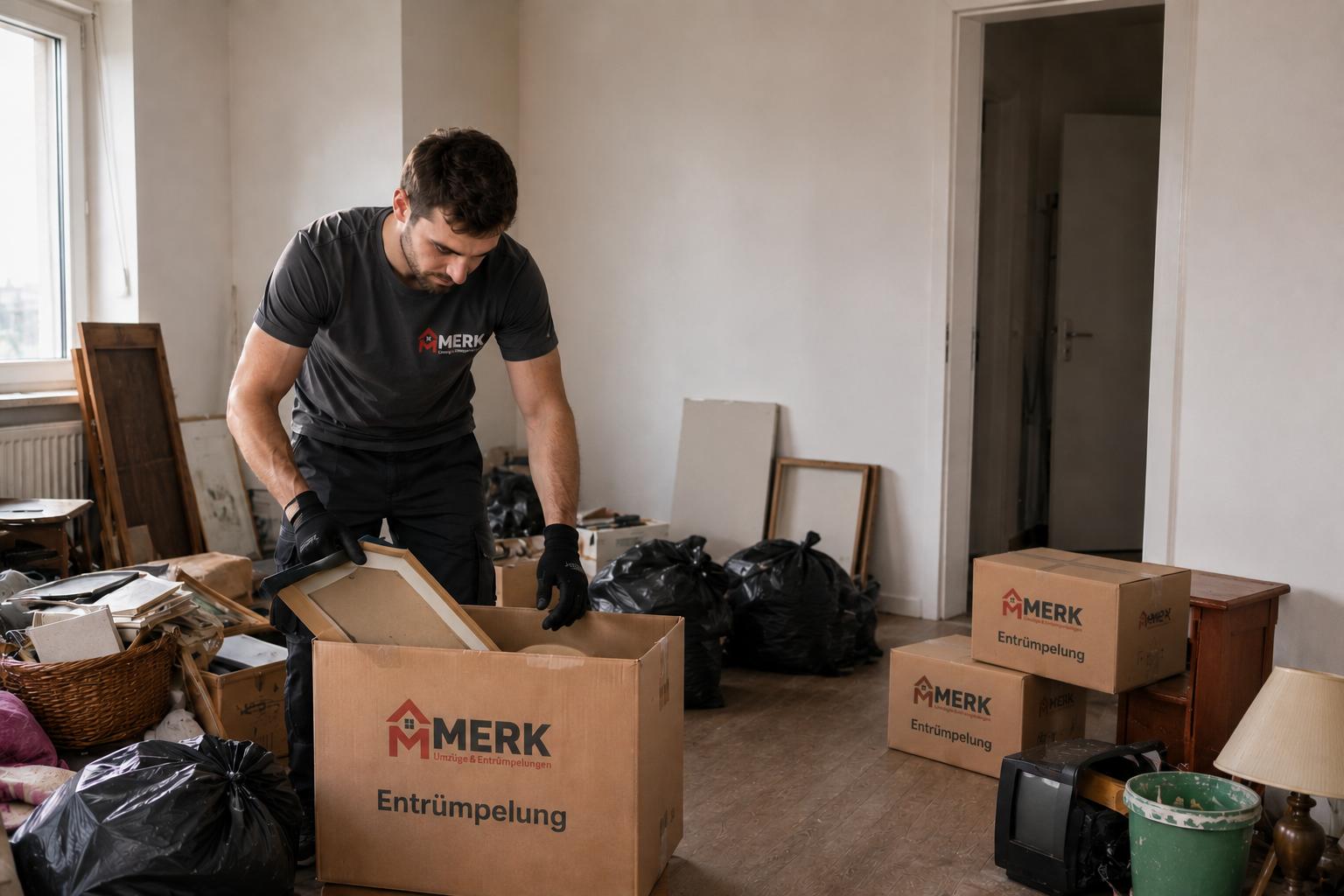 Umzug Entrümpelung und Haushaltsauflösung durch Merk Umzüge & Wohnungsauflösungen
